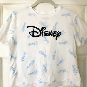 Cropped Disney Graphic Shirt